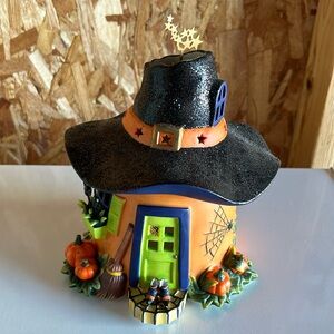 Partylite Pumpkin Witch Tealight House